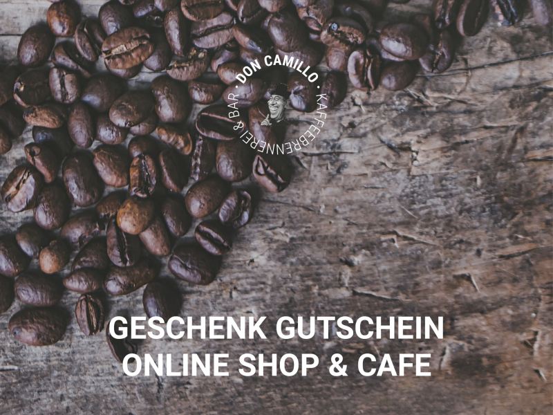 Geschenk Gutschein — Onlineshop & Cafe